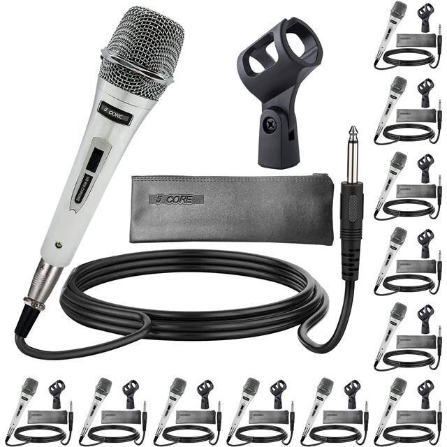 ND 909 CHROME 12PCS 5 Core Inc  Microphones
